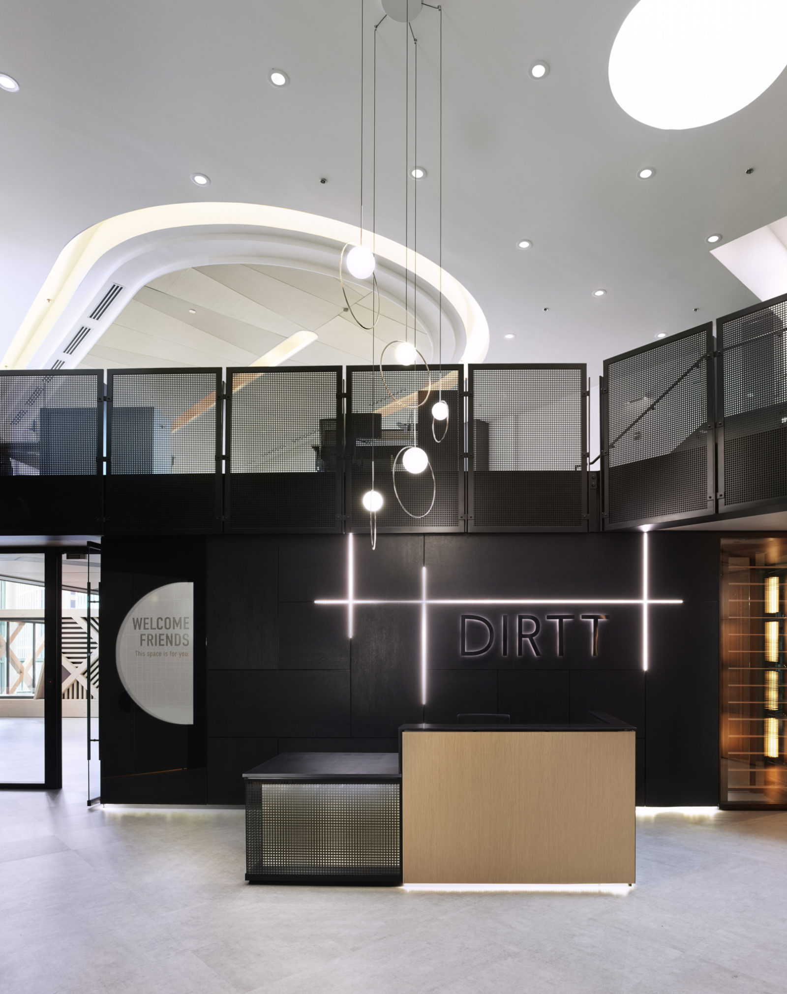 Chicago DXC lobby by Office Environments